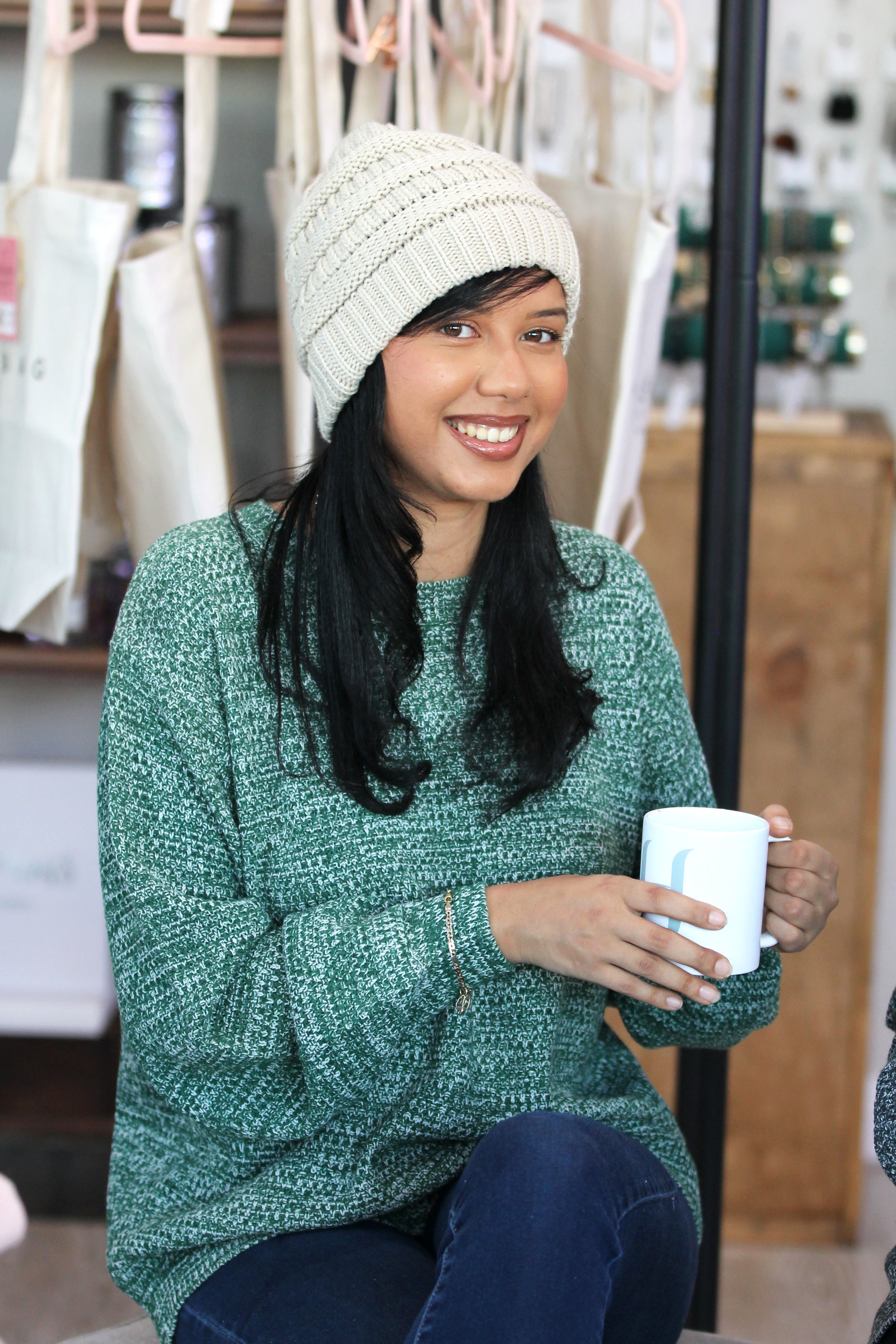 Balloon Sleeve Sweater