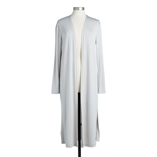 Bamboo Long Cardigan Pebble S/M - Hair With A Cause Oncology Boutique