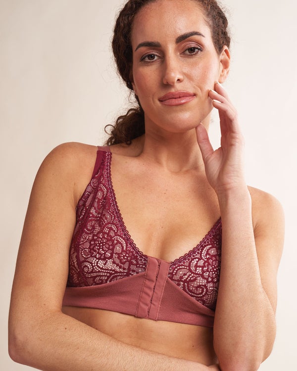 JAIMELEE LACE CUP FRONT CLOSURE BRA - Hair With A Cause Oncology Boutique