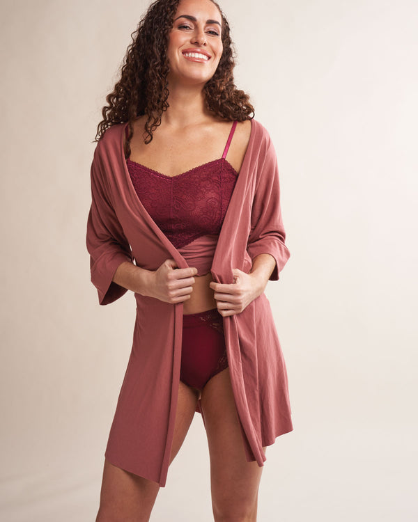 Miena Robe Wine AnaOno - Hair With A Cause   Oncology Boutique