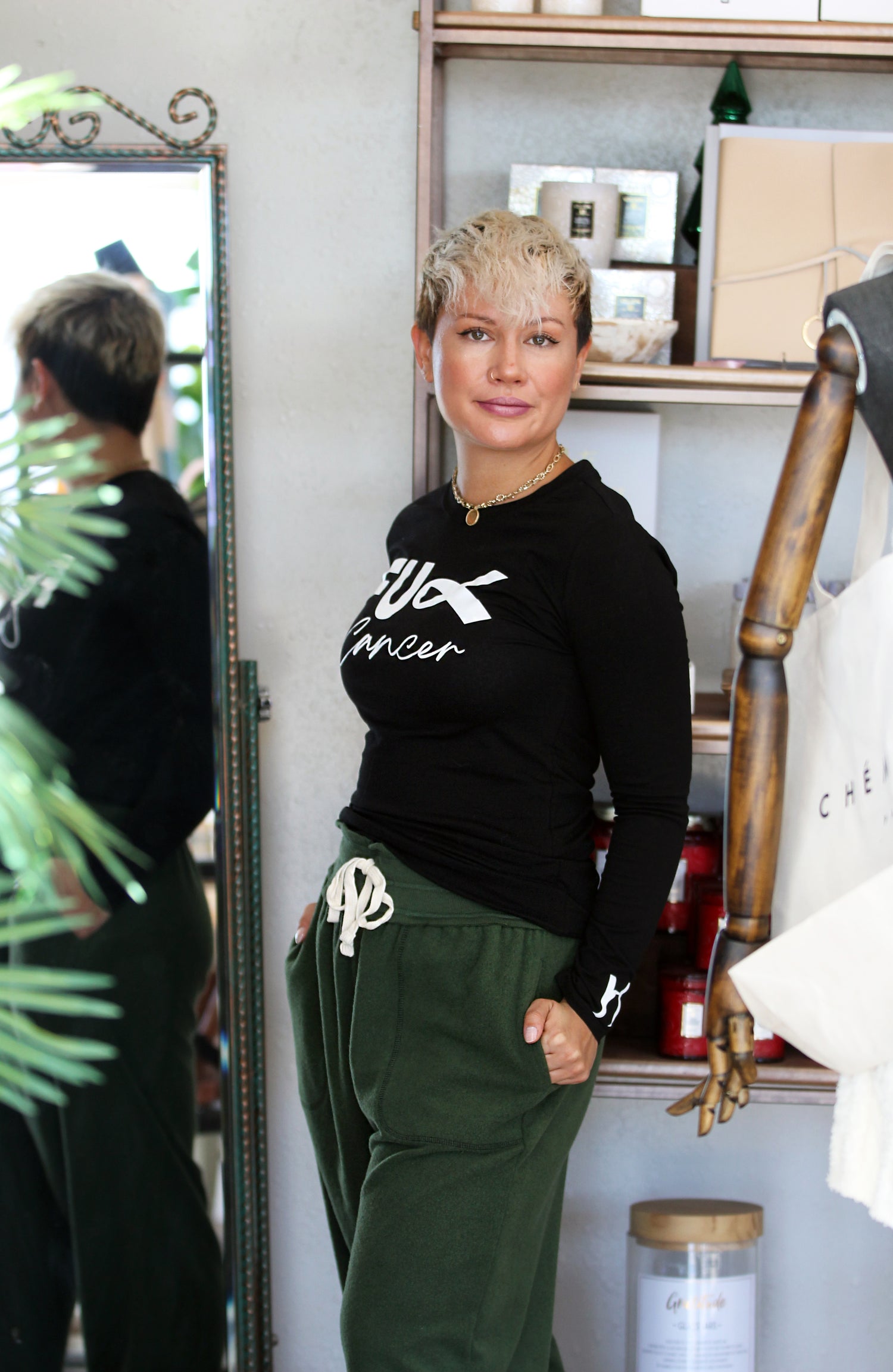 Pantalones jogger verde militar