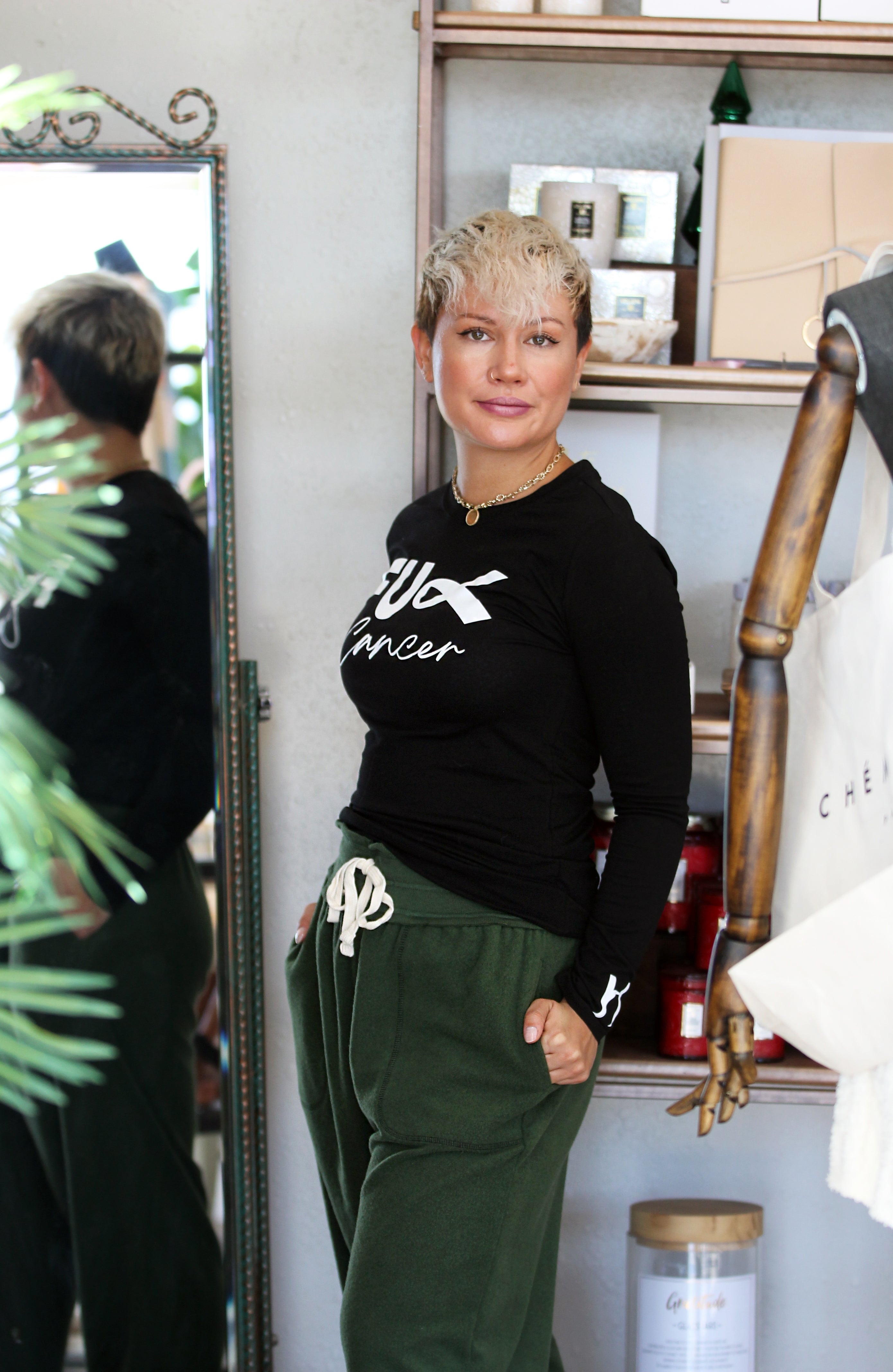 Pantalones jogger verde militar