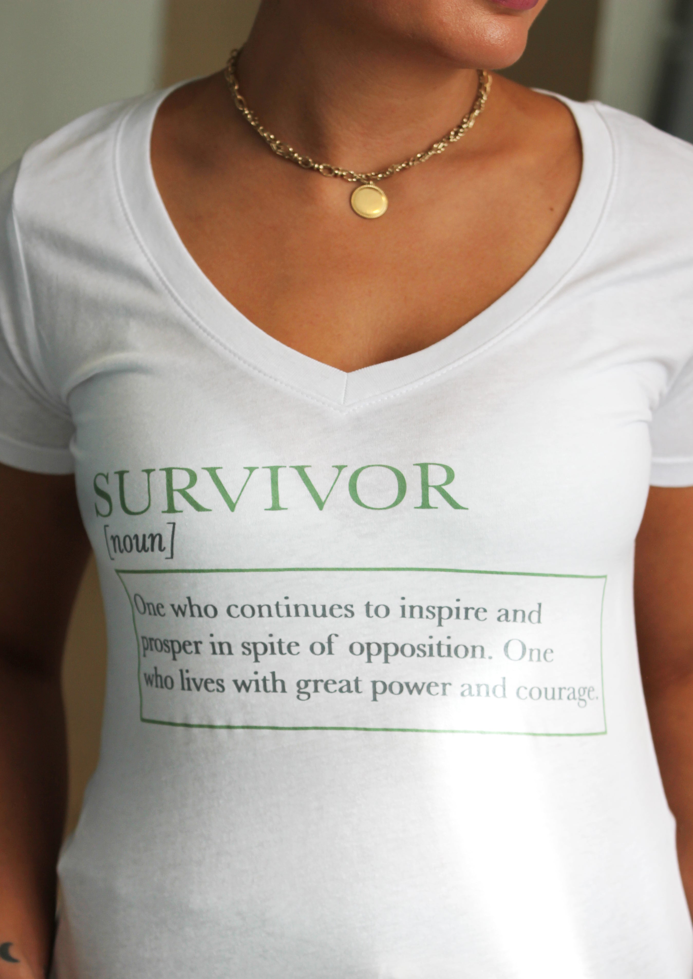 Survivor V-Neck Tee