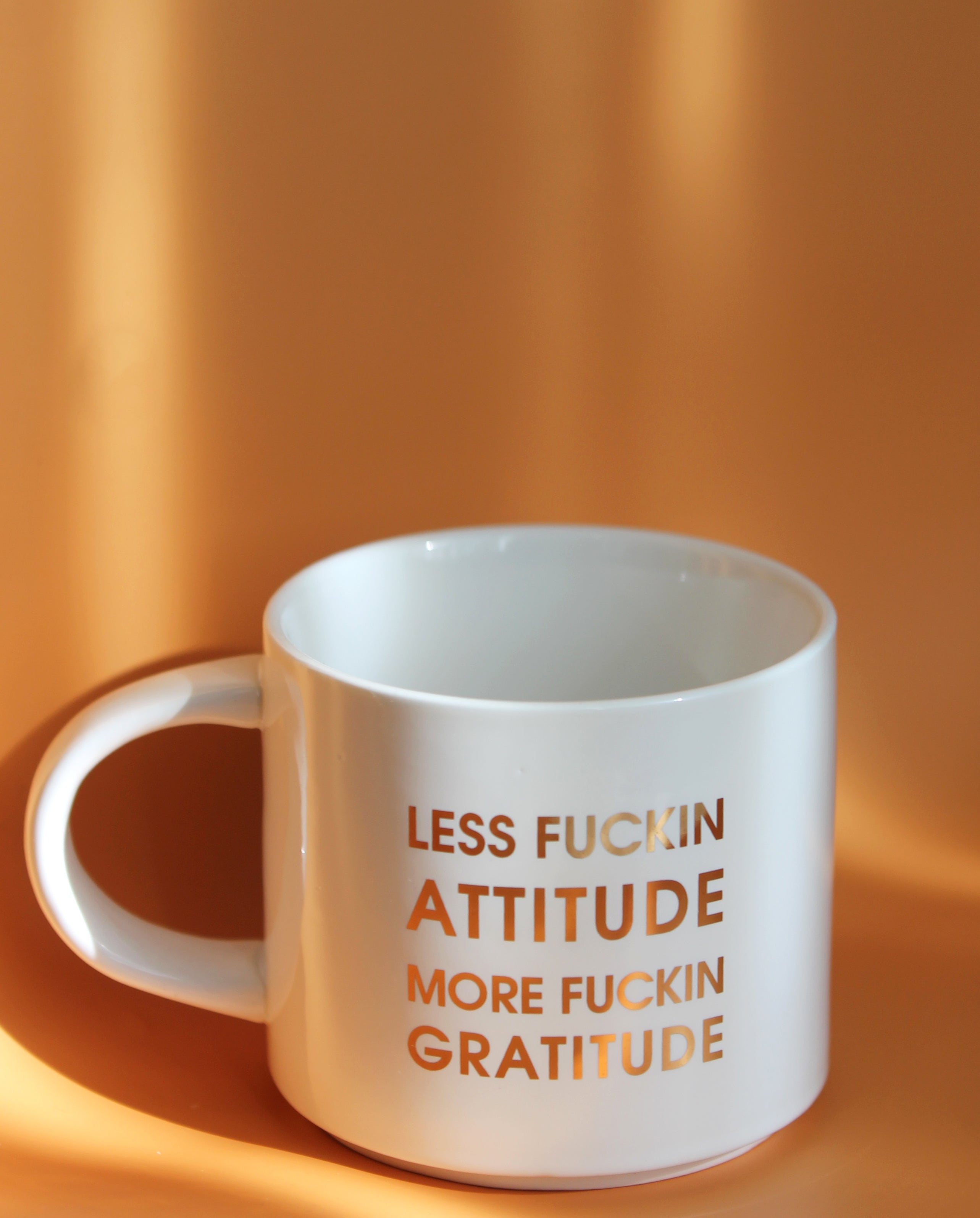 Less Attitude Mug
