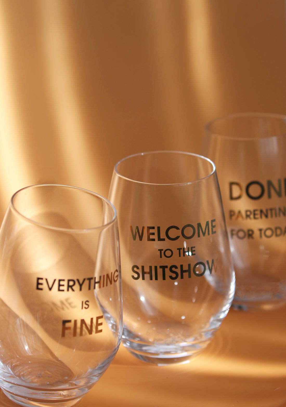 Everything is Fine Wine Glass