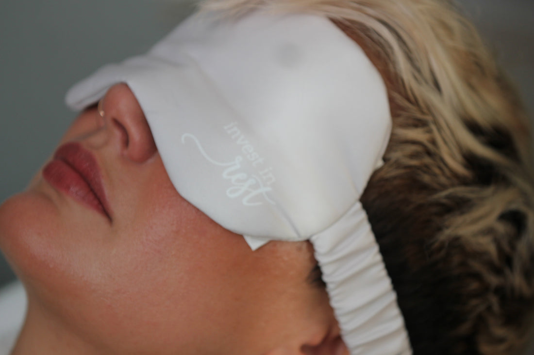 Satin Eye Mask Gray