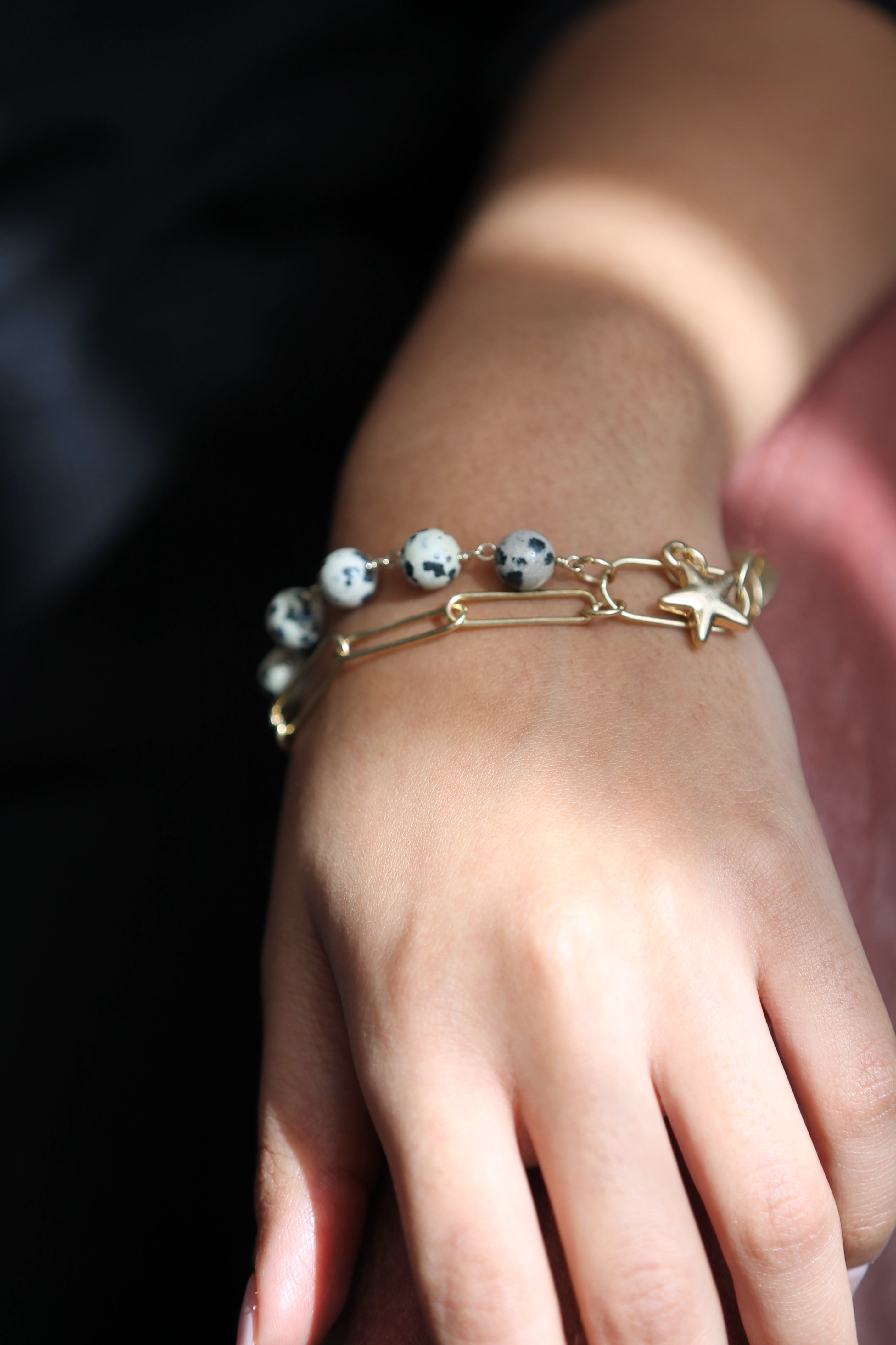 Pulsera Dije Estrella Dorada