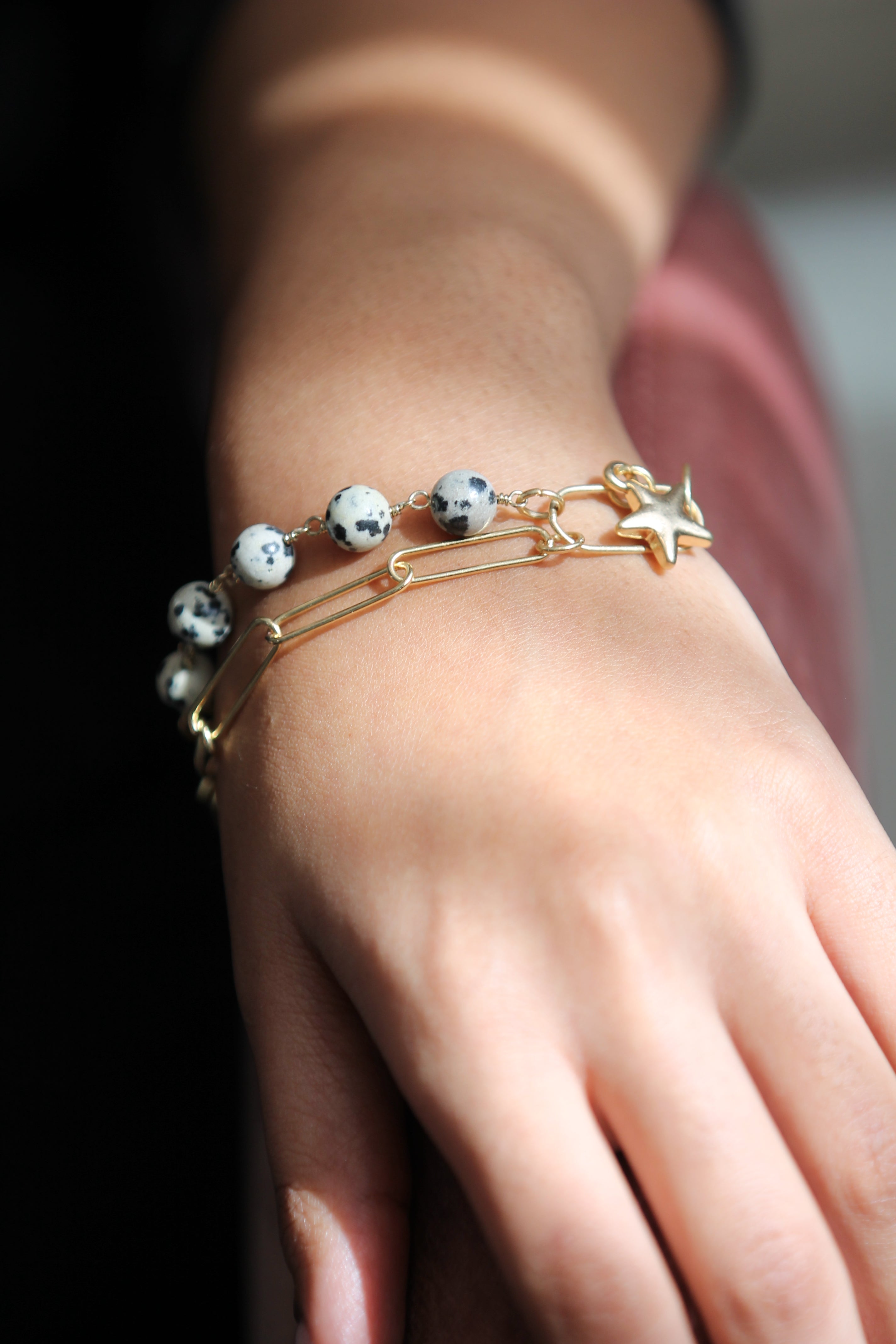 Pulsera Dije Estrella Dorada