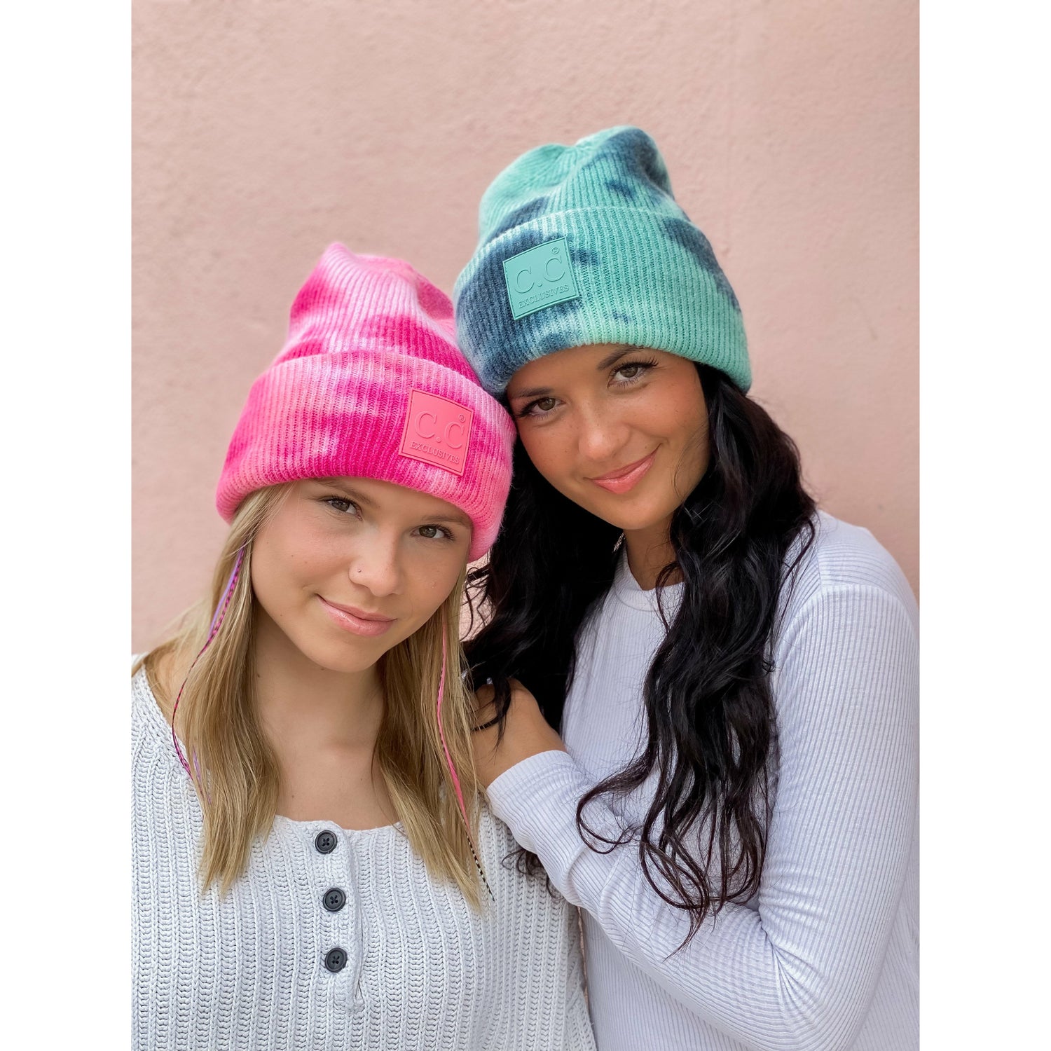 Tie Dye Beanie w/ Rubber Patch- Multiple Colors Available - Hair With A Cause   Oncology Boutique