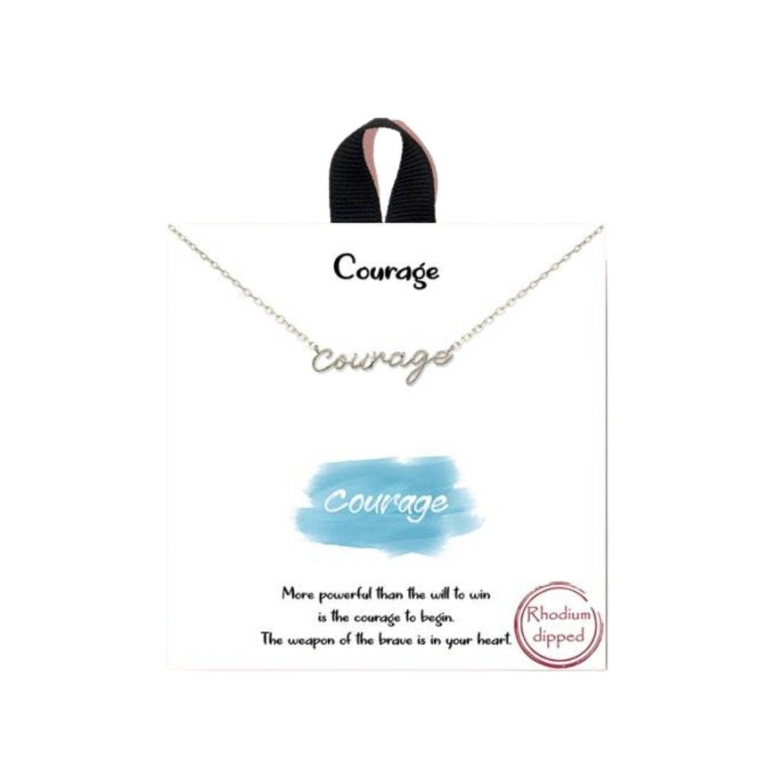 Courage Necklace - Hair With A Cause Oncology Boutique
