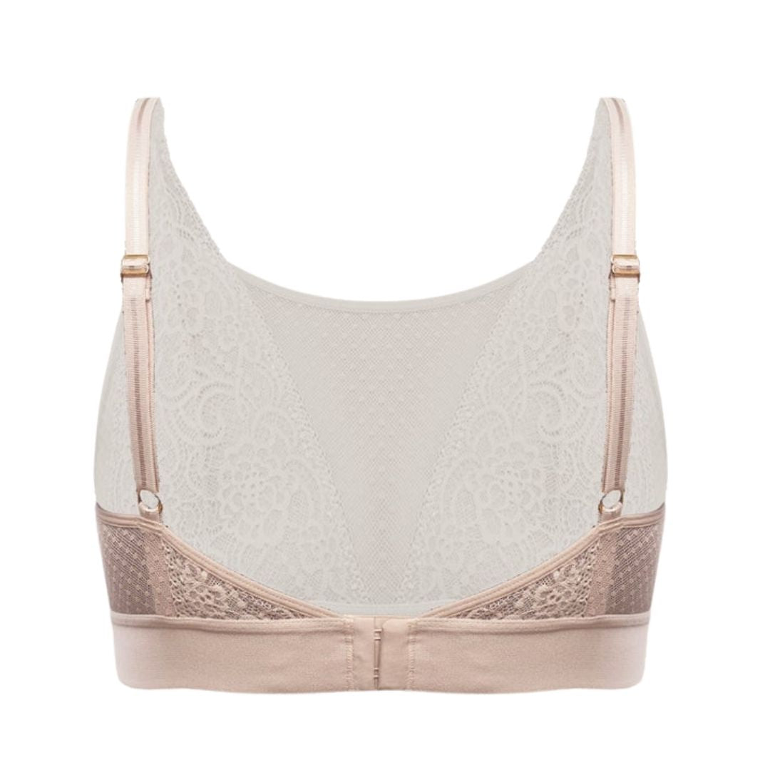 MAGGIE LACE BRALETTE Champagne - Hair With A Cause Oncology Boutique