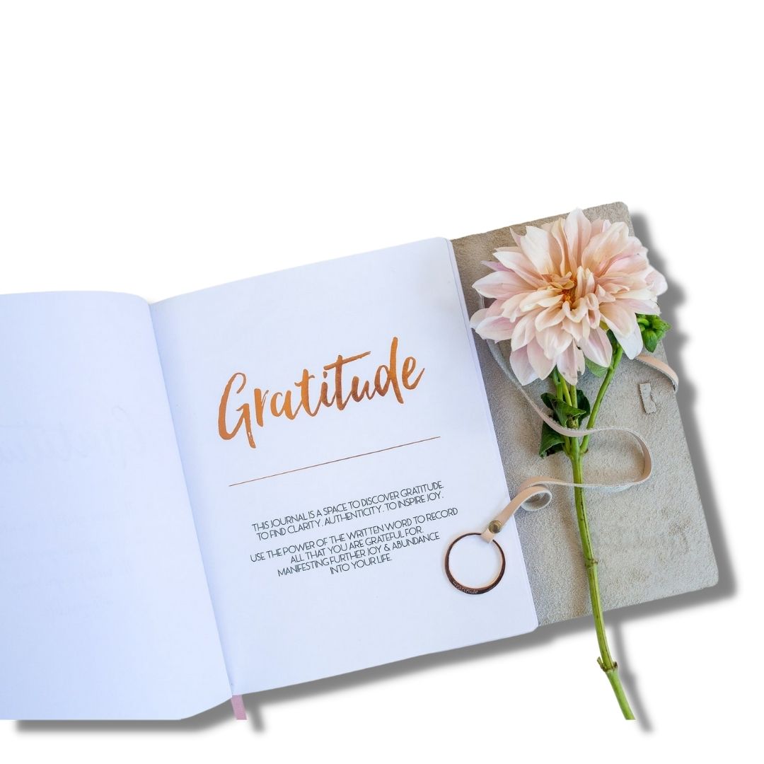 Gratitude Leather Journal - Hair With A Cause Oncology Boutique