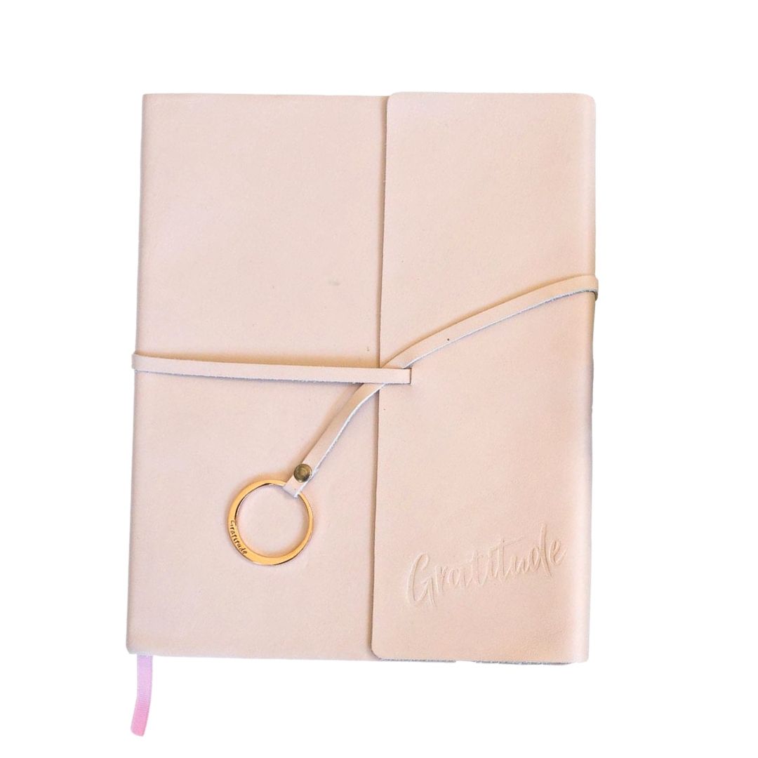 Gratitude Leather Journal - Hair With A Cause Oncology Boutique