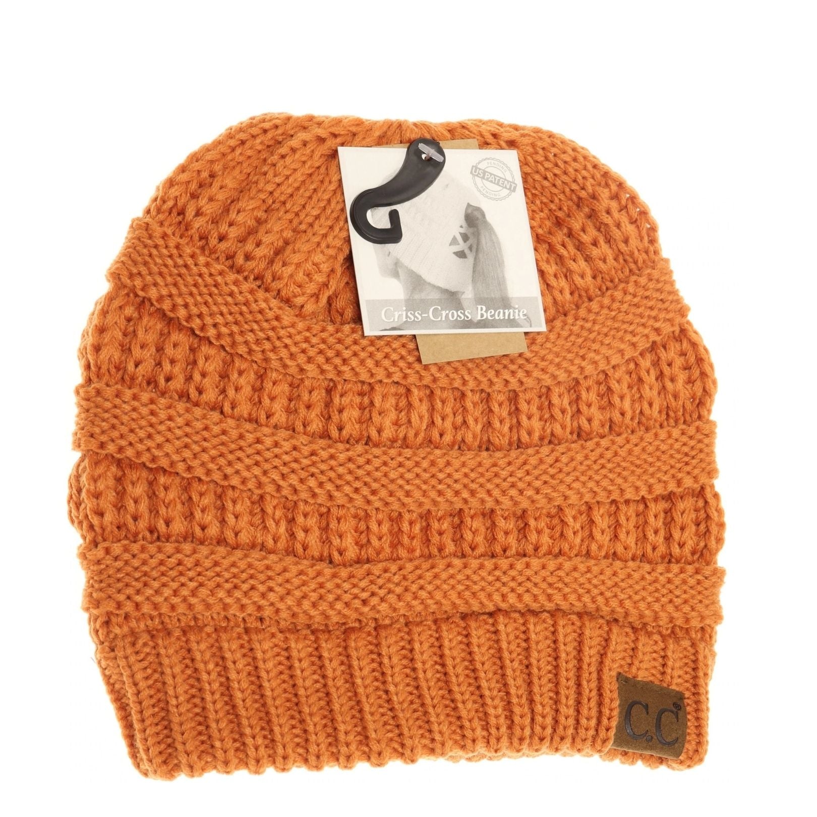 CRISS-CROSS KNIT BEANIE - Hair With A Cause Oncology Boutique