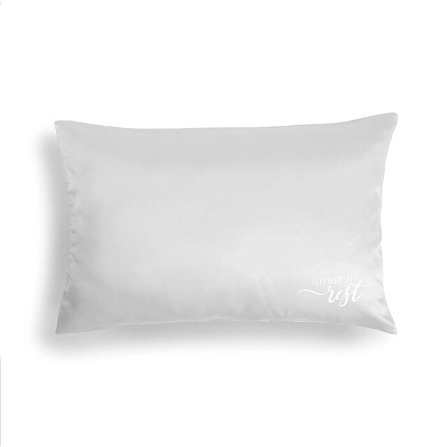 Satin Pillow Case - Wake Up Brave - Hair With A Cause   Oncology Boutique