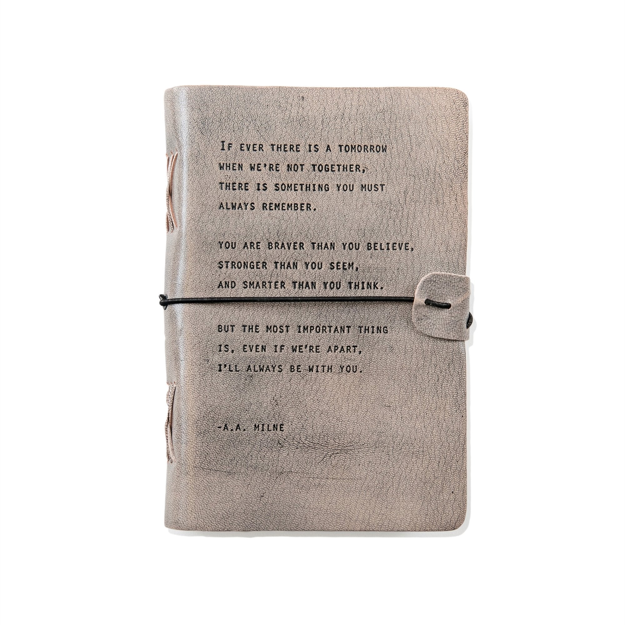 Milne Leather Journal - Hair With A Cause   Oncology Boutique