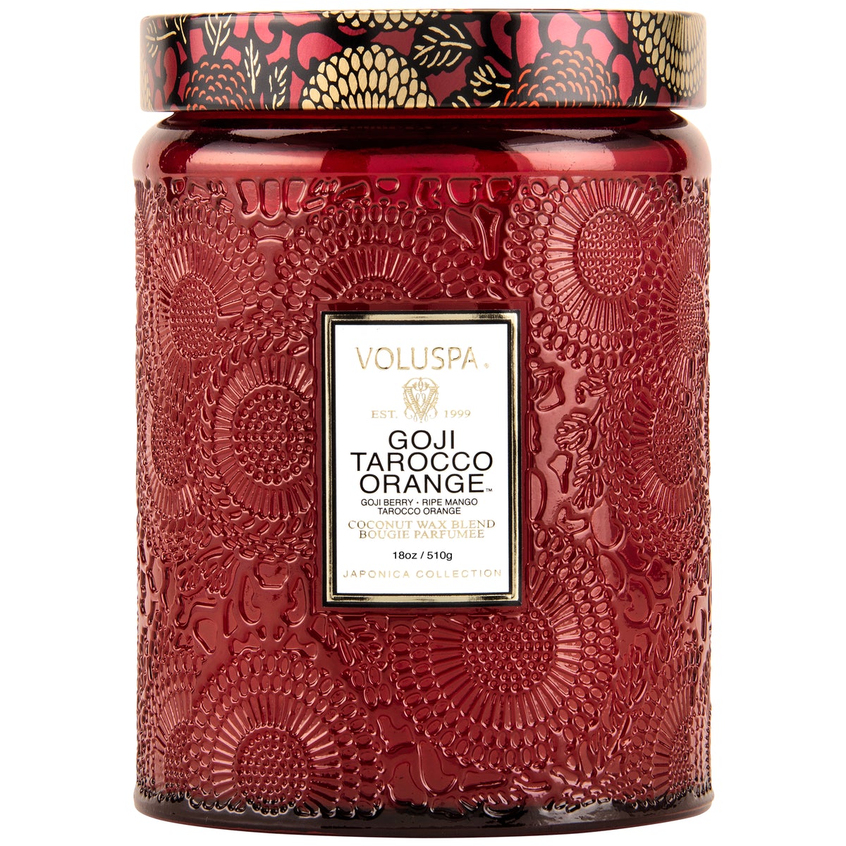 GOJI TAROCCO ORANGE JAR CANDLE - Hair With A Cause   Oncology Boutique     