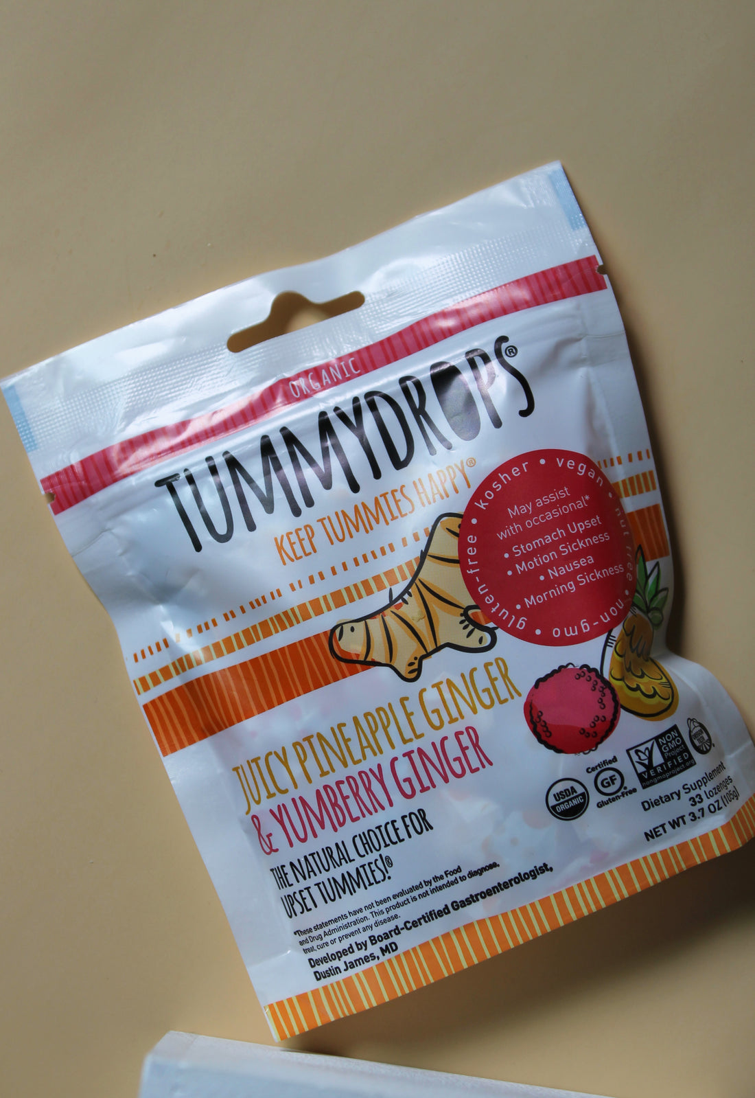Náuseas/malestar estomacal Bolsas TummyDrops - ¡Múltiples sabores disponibles!