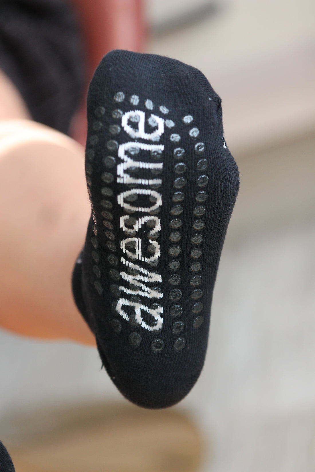 Calcetín escotado I am awesome Negro